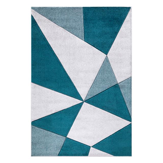 Fredericksburg Power Loomed Emerald/Grey Rug Ivy Bronx Rug Size: Rectangle 80 x 150cm on Productcaster.