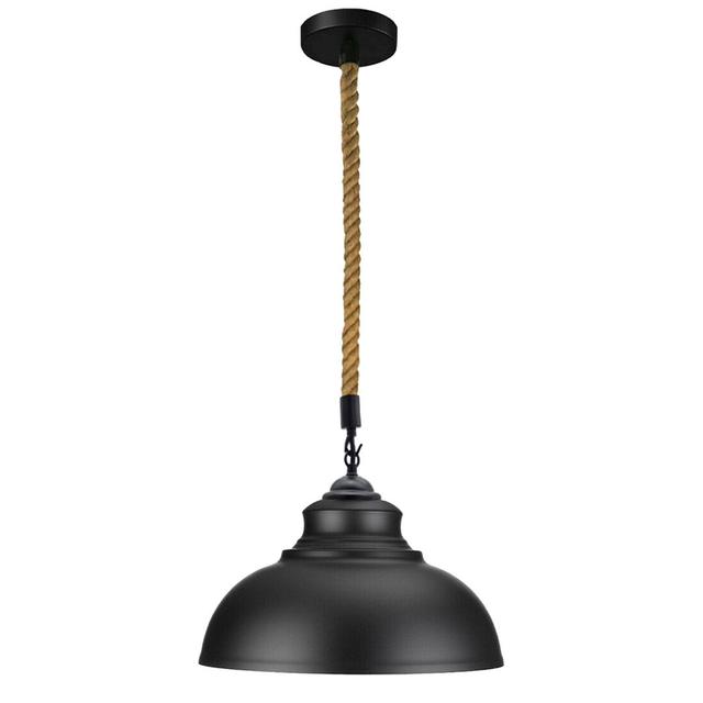 Monica 1 - Light Single Dome Pendant Breakwater Bay Bulb Included: No, Shade Colour: Black/White on Productcaster.