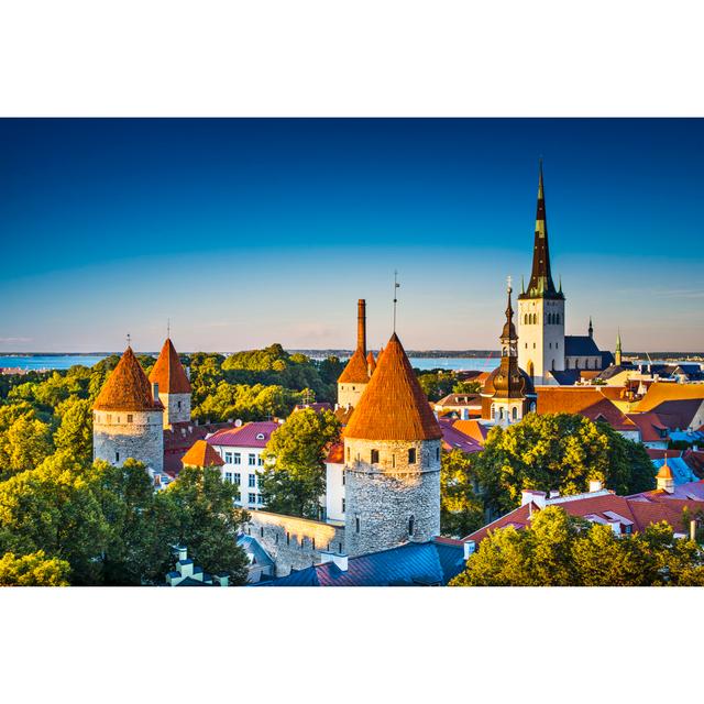 Landscape Image Of Tallinn Estonia by Landscape Image Of Tallinn Estonia - Wrapped Canvas Print Latitude Run Size: 20cm H x 30cm W x 3.8cm D on Productcaster.