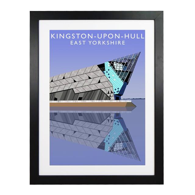 Kingston-upon-Hull 2 by Richard O'Neil - Graphic Art Print on Paper George Oliver Size: 43.5 cm H x 33.5 cm W x 2.2 cm D, Format: Black Wood Frame on Productcaster.