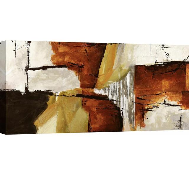 'Of Wood and Stone' by Jim Stone - Wrapped Canvas Painting Print Latitude Run Size: 50cm H x 100cm W x 4cm D on Productcaster.