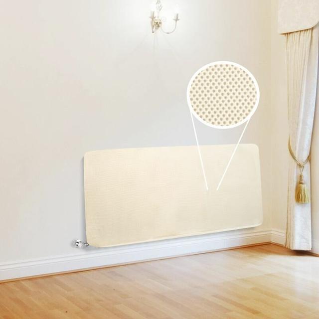 Dual Fabric Premium Radiator Cover Symple Stuff Size: 70cm H x 160cm W x 1cm D on Productcaster.