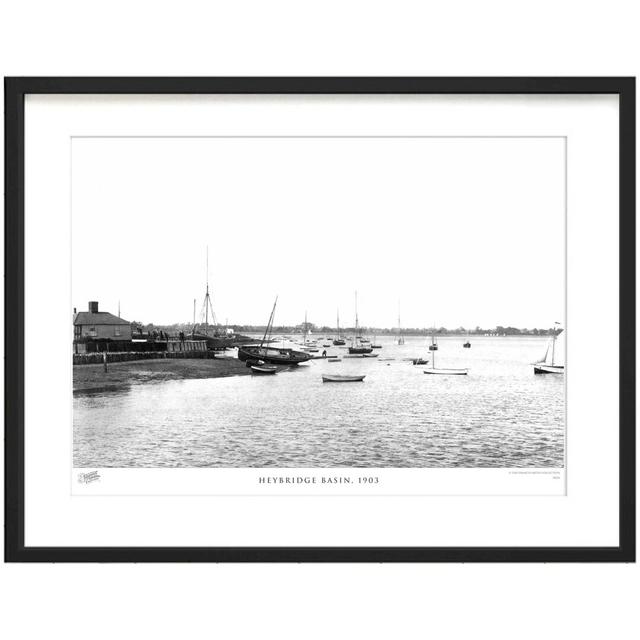 Heybridge Basin, 1903 by Francis Frith - Single Picture Frame Print The Francis Frith Collection Size: 40cm H x 50cm W x 2.3cm D on Productcaster.