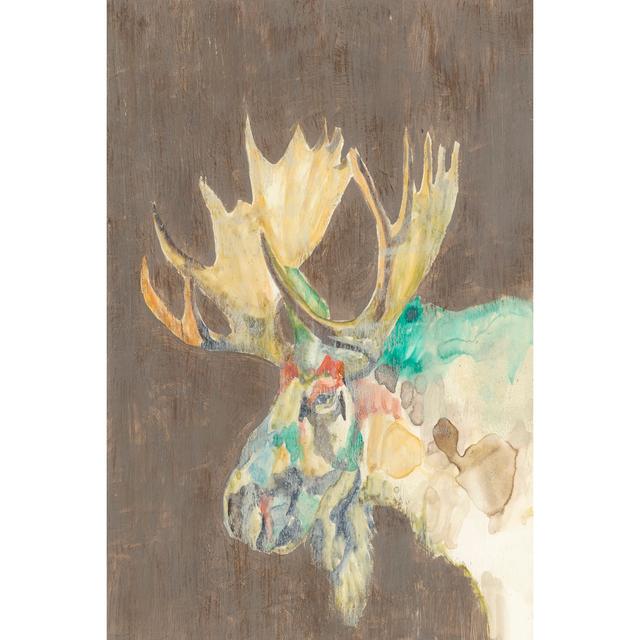 Rustic Wildlife IV by Jennifer Goldberger - Wrapped Canvas Art Prints Union Rustic Size: 76cm H x 51cm W x 3.8cm D on Productcaster.