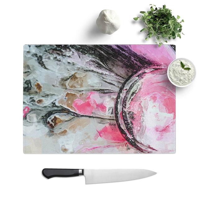 Tempered Glass View of the Heavens in Abstract Cutting Board East Urban Home Size: 28.5 cm W x 20 cm L on Productcaster.