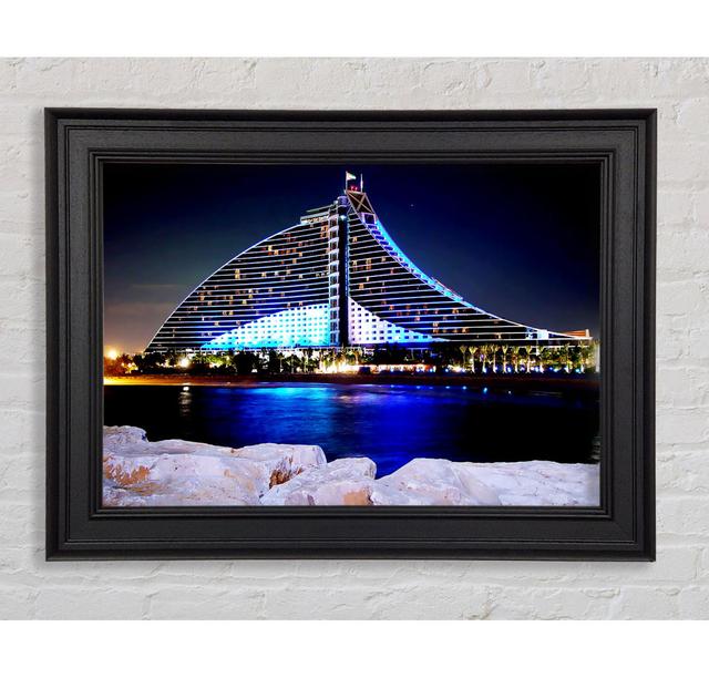 Dubai Architectural Delight Framed Print 17 Stories Size: 42cm H x 59.7cm W on Productcaster.