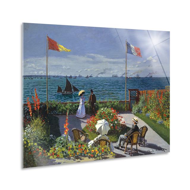 Wandbild Garten in Sainte Adresse von Claude Monet House of Hampton Format: Kunststoff/Acryl, Größe: 70 cm H x 100 cm B on Productcaster.