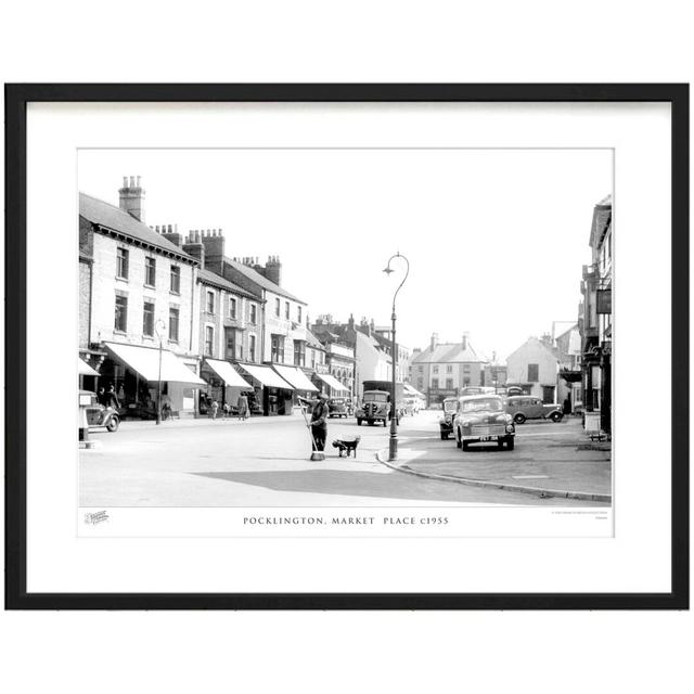 Pocklington, Market Place C1955 by Francis Frith - Single Picture Frame Print The Francis Frith Collection Size: 60cm H x 80cm W x 2.3cm D on Productcaster.