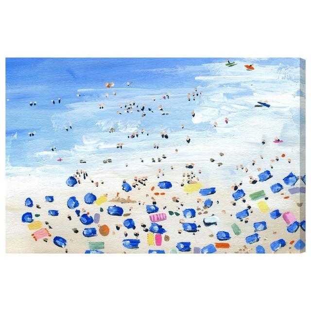 Beach View - Wrapped Canvas Graphic Art Print East Urban Home Size: 101.6cm H x 152.4cm W x 5.08cm D on Productcaster.