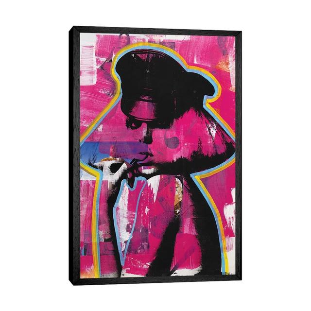 Lady Gaga II - Print on Canvas Ebern Designs Format: Black Framed, Size: 66.04cm H x 45.72cm W x 3.81cm D on Productcaster.