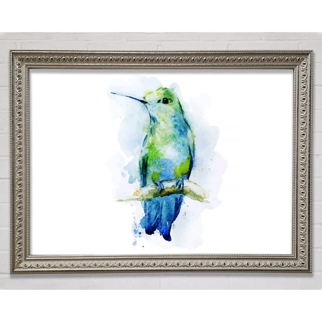 Hummingbird Branch - Single Picture Frame Art Prints Rosalind Wheeler Size: 21cm H x 29.7cm W on Productcaster.