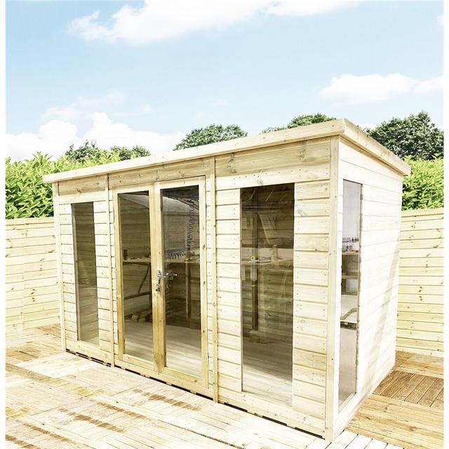 Marlborough 16 x 9 Ft. Summer House Bedford Sheds on Productcaster.