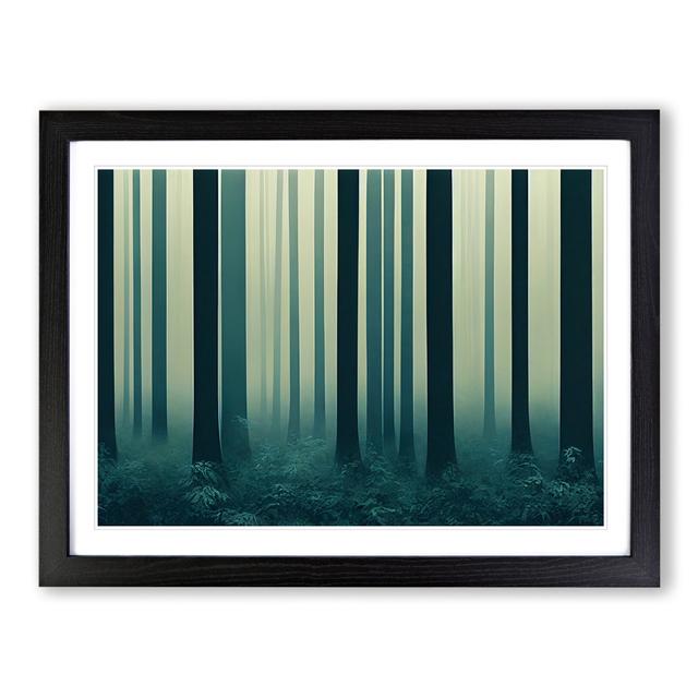 Loving Forest - Picture Frame Graphic Art Alpen Home Size: 25cm H x 34cm W, Frame Colour: Black on Productcaster.