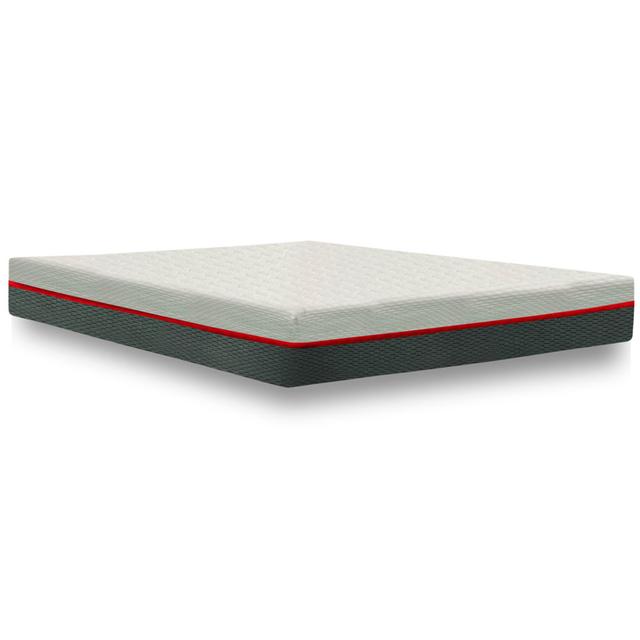 Nura Alleya Ultra Orthopaedic Extra Firm Foam Mattress 20cm Thick White Noise Size: Kingsize (5') on Productcaster.