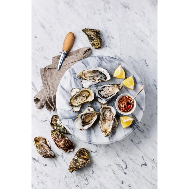 Open Shucked Oysters House of Hampton Size: 76cm H x 51cm W on Productcaster.