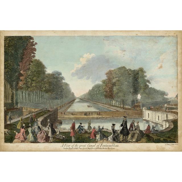 View Of Fontainebleau I by I. Tinney - Wrapped Canvas Art Prints Rosalind Wheeler Size: 30cm H x 46cm W x 3.8cm D on Productcaster.