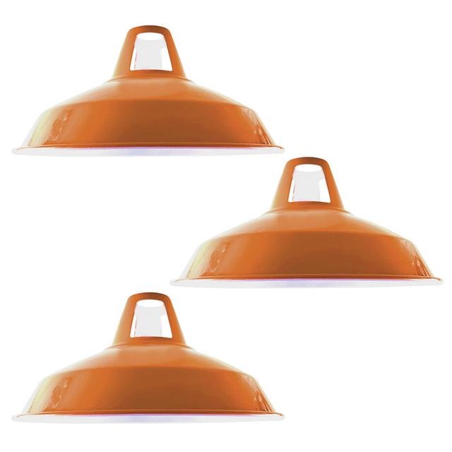 Harshaw 16cm H x 30cm W (Set of 3) Corrigan Studio Colour: Orange on Productcaster.