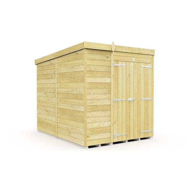 5 ft. W x 8 ft. D Manufactured Wood Tongue and Groove Pent Garden Shed Dakota Fields on Productcaster.