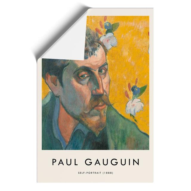 Self Portrait Vol.4 by Paul Gauguin - No Frame Print East Urban Home Size: 30cm H x 21cm W x 0.1cm D on Productcaster.