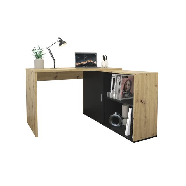 Sanket 75Cm W L-Shape Writing desk Brayden Studio on Productcaster.