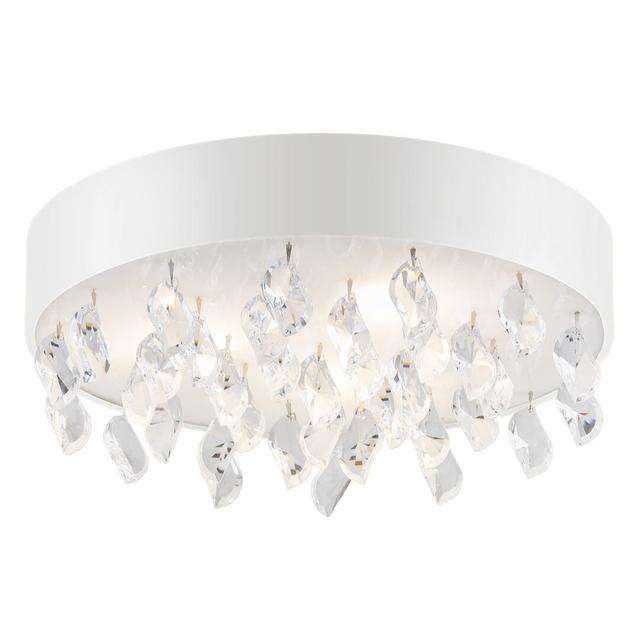 Latham Flush Mount Mercer41 Fixture Finish: White on Productcaster.