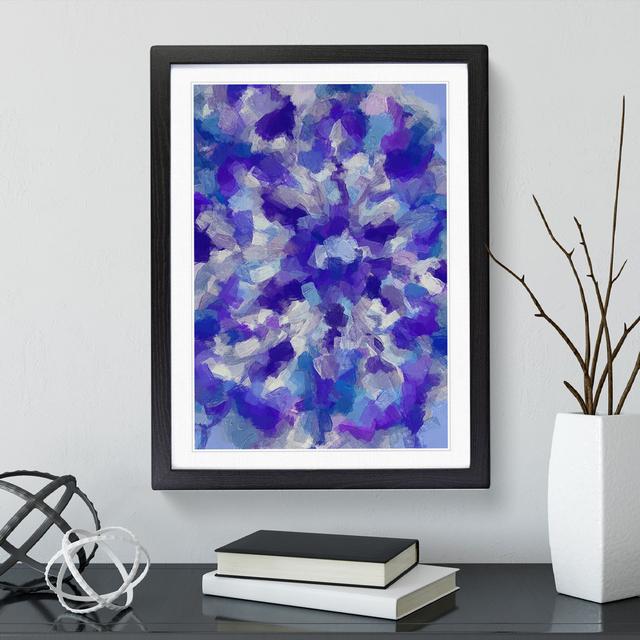 Magical Glow Abstract - Picture Frame Graphic Art Metro Lane Size: 46cm H x 34cm W x 2cm D, Frame Colour: Black on Productcaster.