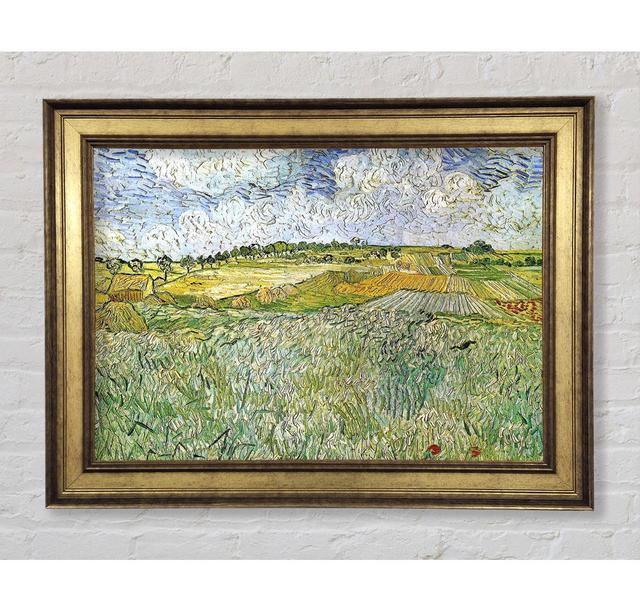 Van Gogh Auvers With Rain Clouds - Print Ophelia & Co. Size: 84.1cm H x 142.2cm W x 8cm D on Productcaster.