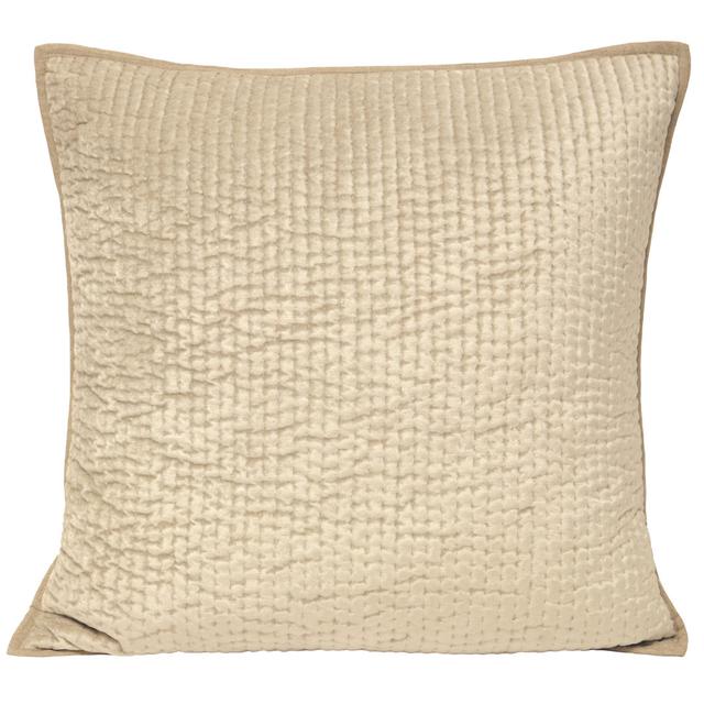 Leteshia 55cm Cushion Cover Latitude Run Colour: Champagne on Productcaster.