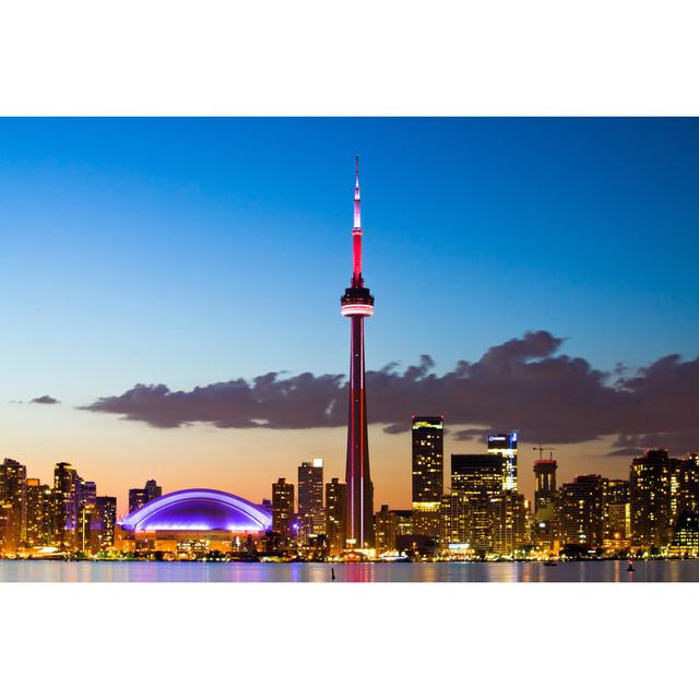 Toronto Skyline by Febriyanta - Wrapped Canvas Print 17 Stories Size: 20cm H x 30cm W on Productcaster.