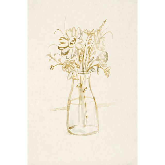 Faded Flower Arrangment IV by Victoria Barnes - Wrapped Canvas Print Rosalind Wheeler Size: 76cm H x 51cm W on Productcaster.