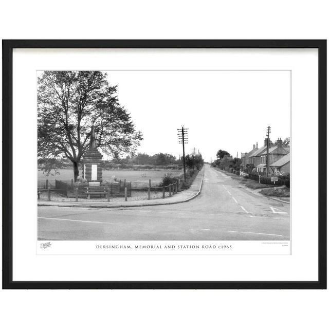 Dersingham, Memorial And Station Road C1965 by Francis Frith - Single Picture Frame Print The Francis Frith Collection Size: 28cm H x 36cm W x 2.3cm D on Productcaster.