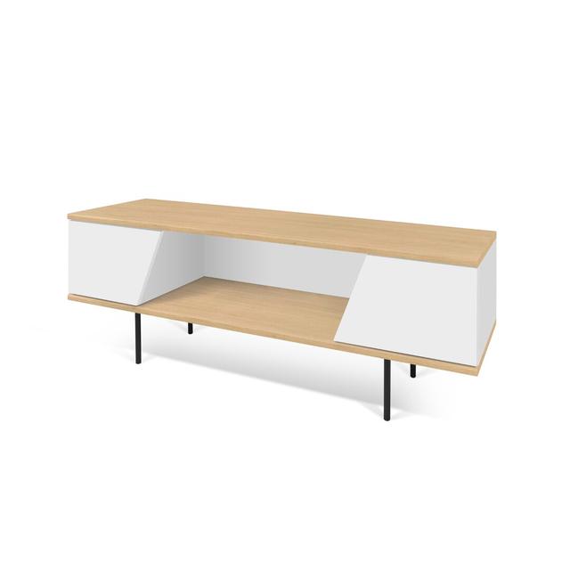 Dixie TV Stand for TVs up to 60" Temahome Colour: Oak/White on Productcaster.