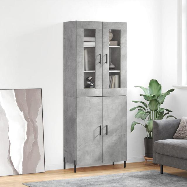 Miktat 69.5cm Sideboard 17 Stories Colour: Concrete Grey on Productcaster.