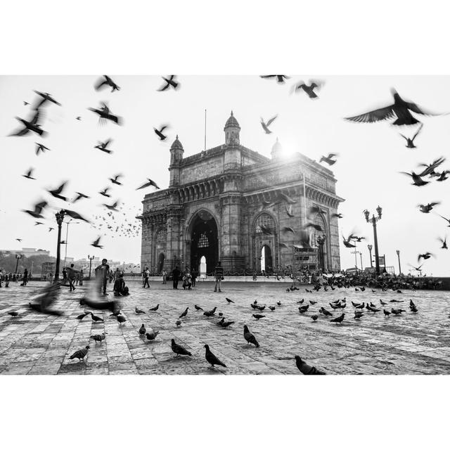 Gateway of India by Anwarali Kapasi - Wrapped Canvas Photograph Latitude Run Size: 81cm H x 122cm W on Productcaster.