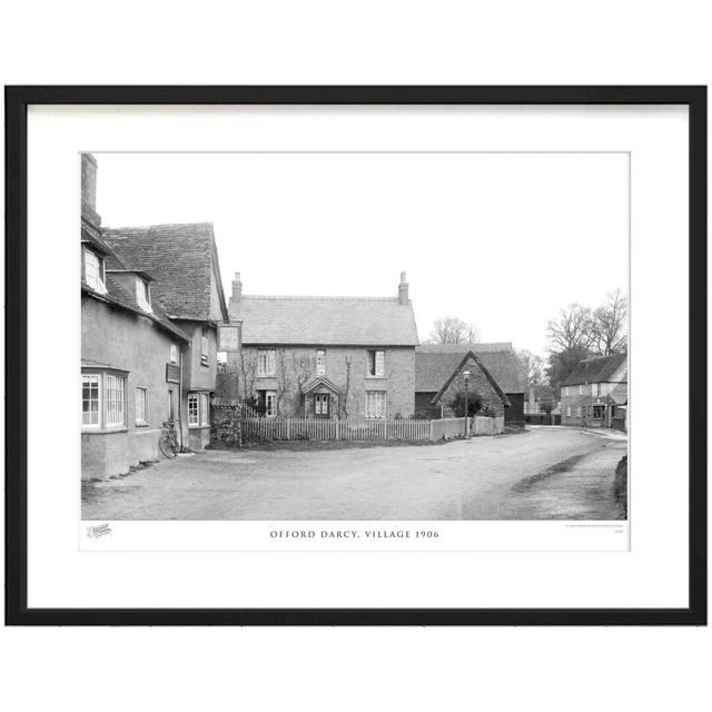 Offord Darcy, Village 1906 by Francis Frith - Single Picture Frame Print The Francis Frith Collection Size: 60cm H x 80cm W x 2.3cm D on Productcaster.