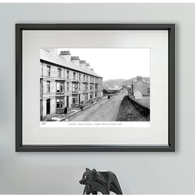 'Tywyn, High Street, from the Station 1895' by Francis Frith - Picture Frame Photograph Print on Paper The Francis Frith Collection Size: 28cm H x 36c on Productcaster.