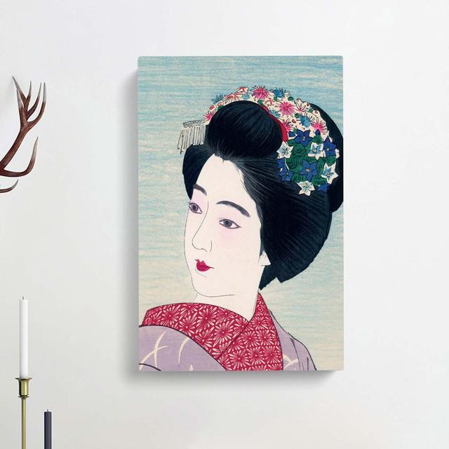 Young Geisha by Ito Shinsui - Wrapped Canvas Painting Print East Urban Home Size: 76cm H x 50cm W x 3cm D on Productcaster.