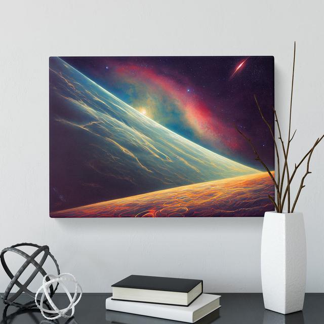 Beauty Of The Cosmos - Wrapped Canvas Print 17 Stories Size: 50cm H x 76cm W x 3cm D on Productcaster.