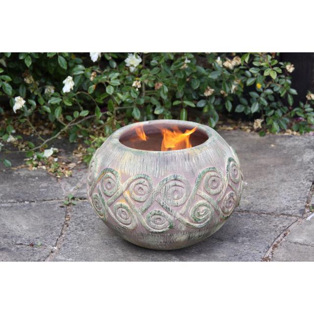 Aestrel Celtic Themed Round Fire Pit Gardeco Size: 26cm H x 36cm W x 36cm D on Productcaster.