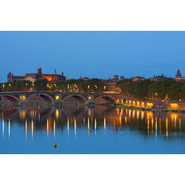 Toulouse at Night by Sergiyn - Wrapped Canvas Photograph 17 Stories Size: 20cm H x 30cm W on Productcaster.