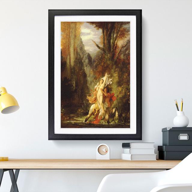 Autumn by Gustave Moreau - Picture Frame Graphic Art East Urban Home Frame Option: Black Framed, Size: 36cm H x 27cm W x 2cm D on Productcaster.