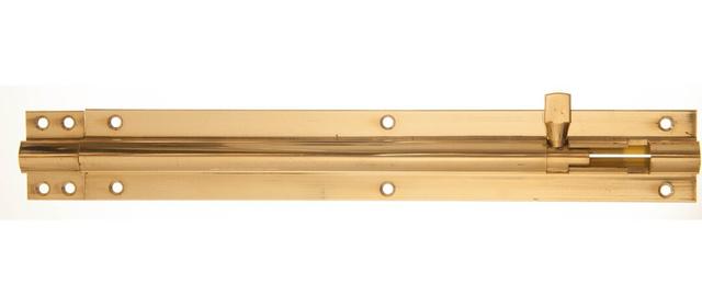 Kendleton Straight Bolt 17 Stories Size: 20cm H x 3.8cm W x 1.5cm D, Finish: Polished Brass on Productcaster.