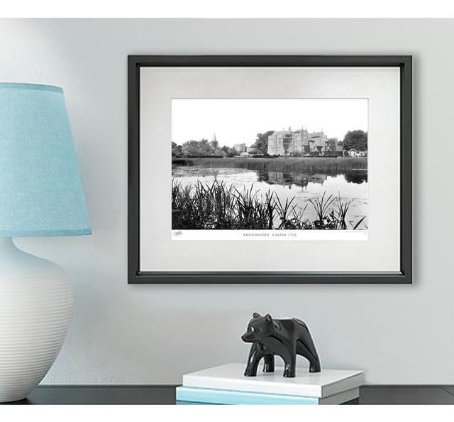 'Broughton, Castle 1922' by Francis Frith - Picture Frame Photograph Print on Paper The Francis Frith Collection Size: 45cm H x 60cm W x 2.3cm D on Productcaster.