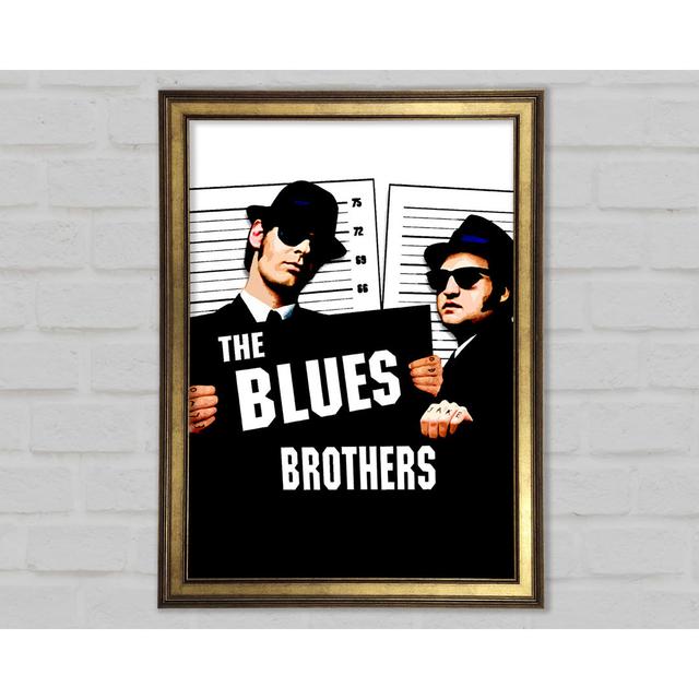 Gerahmter Druck The Blues Brothers Trilby Happy Larry Größe: 29,7 cm H x 21 cm B x 1,5 cm T on Productcaster.