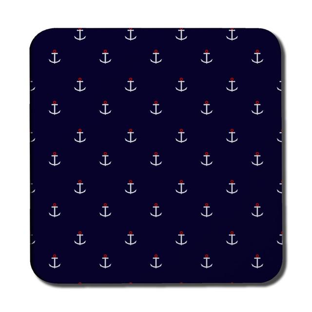 Anchors on Navy Coaster (Set of 6) Breakwater Bay on Productcaster.