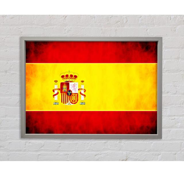 Spanische Flagge - Druck Bright Star Größe: 59,7 cm H x 84,1 cm B x 3,3 cm T on Productcaster.