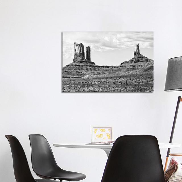 Rock Formation Monument Valley by Philippe Hugonnard - Wrapped Canvas Print Natur Pur Size: 66.04cm H x 101.6cm W x 3.81cm D on Productcaster.