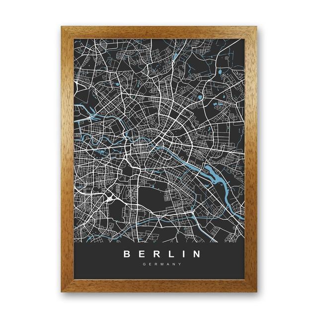 Berlin - Wrapped Graphic Art Print on Paper Borough Wharf Format: Brown Paper, Size: 34cm H x 25cm W x 3cm D on Productcaster.