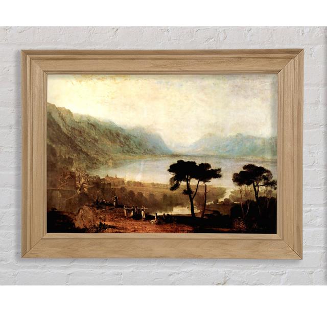 Joseph Mallord Turner Genfer See in Montreux - Einzelner Bilderrahmen Kunstdrucke Bright Star Größe: 42 cm H x 59,7 cm B x 8 cm T on Productcaster.