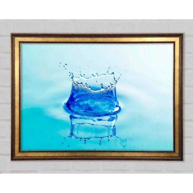 Water Splash Reflection Framed Print 17 Stories Size: 42cm H x 59.7cm W on Productcaster.